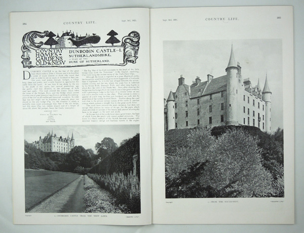 Dunrobin Castle (Part 1), A Seat of The Duke of Sutherland