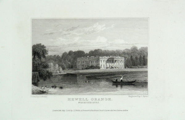 Hewell Grange in Worcestershire, the Seat of Earl of Plymouth