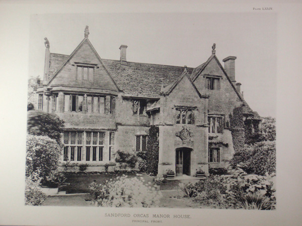 Sandford Orcas Manor House (photograph illustration & plan)