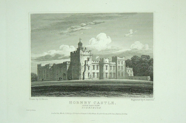 Hornby Castle (south east view), The Seat of The Duke of Leeds.