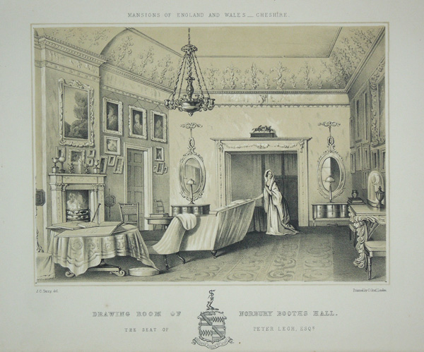 The Drawing Room, Norbury Booths Hall, the Seat of Peter Legh, Esq