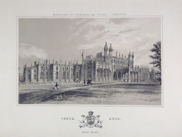 Eaton Hall, West Front,  the Seat of The Most Noble The Marquis of Westminster, Esq