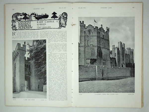Raby Castle (Part 1), The Seat of Lord Barnard