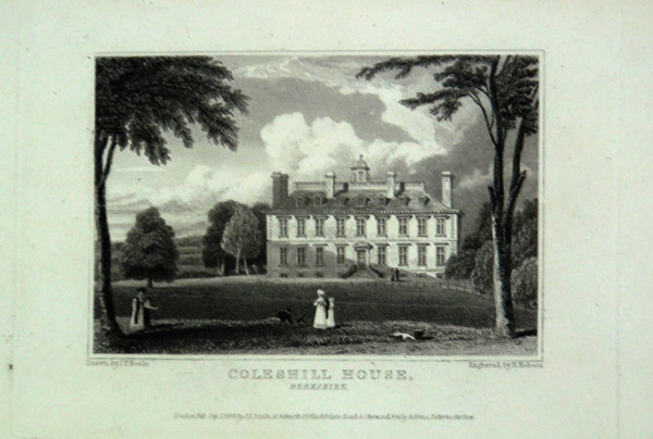 Coleshill House, The Seat of The Earl of Radnor