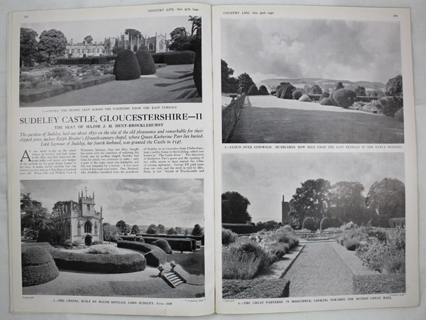 Sudeley Castle (Part-2), The Seat of Major J. H. Dent-Brocklehurst