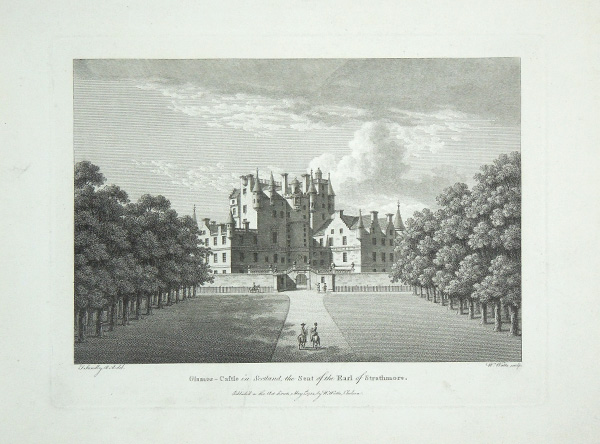 Glamis Castle in Scotland, the Seat of the Earl of Strathmore