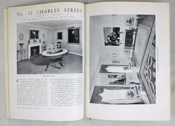 32, Charles Street, Berkeley Square. The Town Residence of Sir Victor Warrender, Bt and Lady Warrender